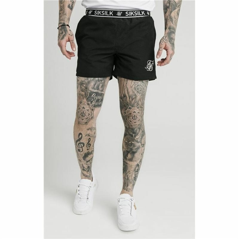 Image secondaire de Short de Sport pour Homme SikSilk Standard Noir