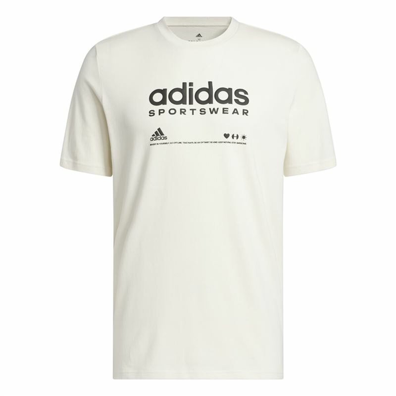 T-Shirt à manches courtes homme Adidas Lounge Blanc