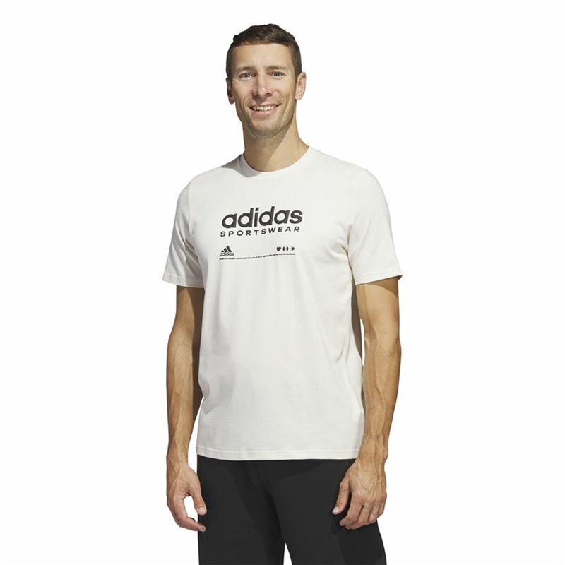 Image secondaire de T-Shirt à manches courtes homme Adidas Lounge Blanc