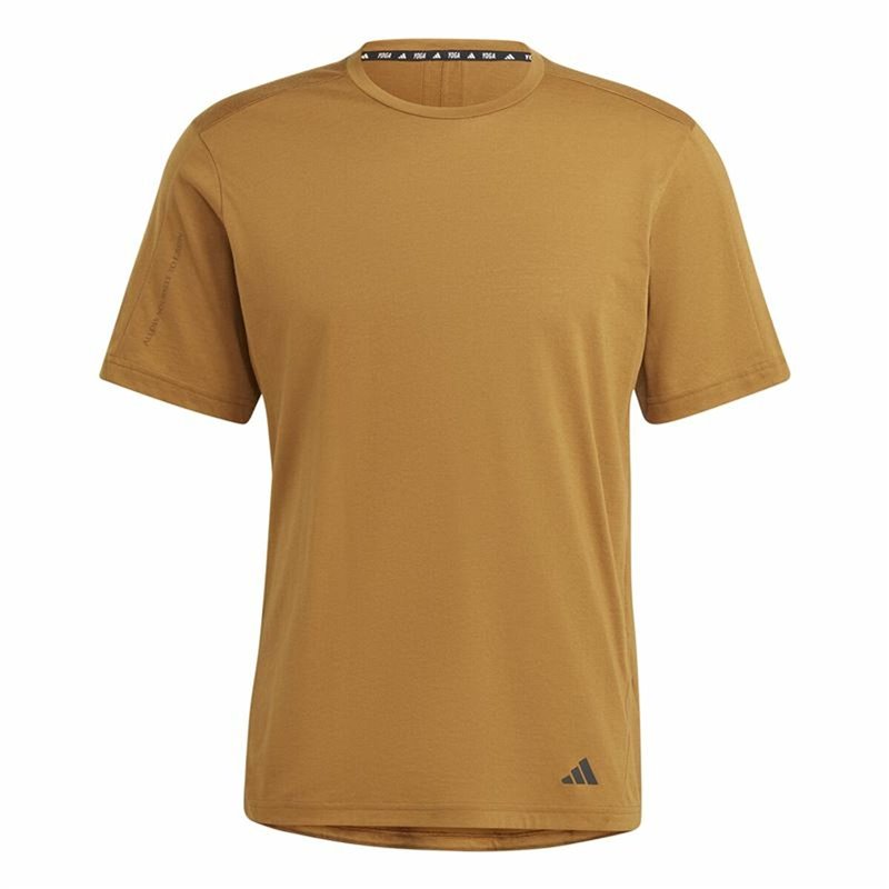 T-Shirt à manches courtes homme Adidas Yoga Base Marron