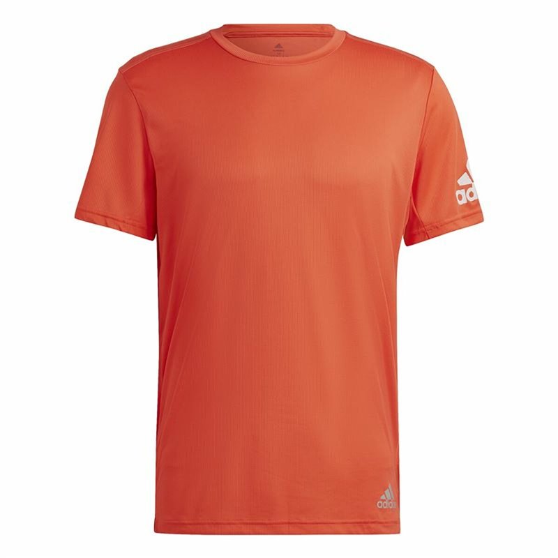 T-Shirt à manches courtes homme Adidas Run It Orange