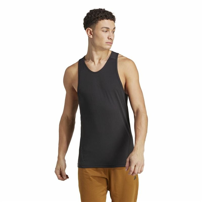 Image secondaire de Maillot de Corps sans Manches pour Homme Adidas Base Noir