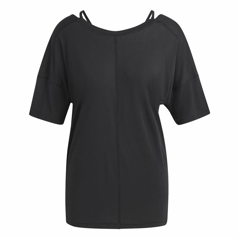 T-Shirt à manches courtes femme Adidas Studio Oversized Noir