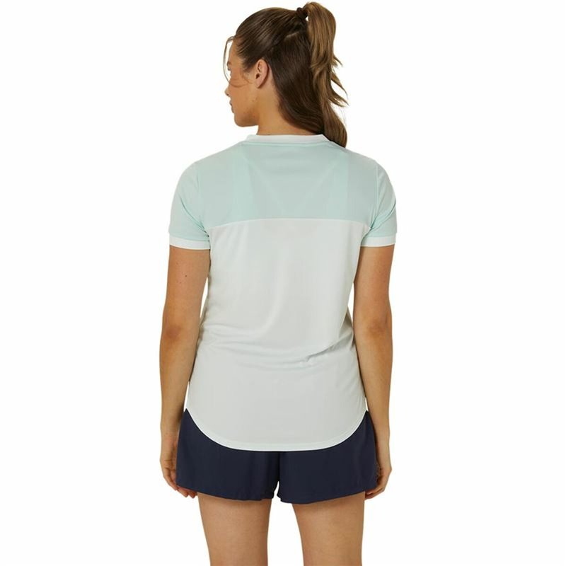 Image secondaire de Maillot de Corps de Sport à Manches Coupe Asics Court Blanc Femme Tennis