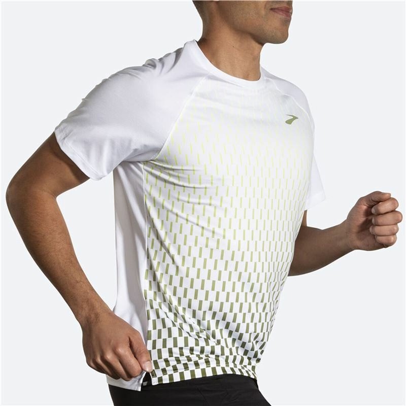 Image secondaire de T-Shirt à manches courtes homme Brooks Atmosphere 2.0 Blanc