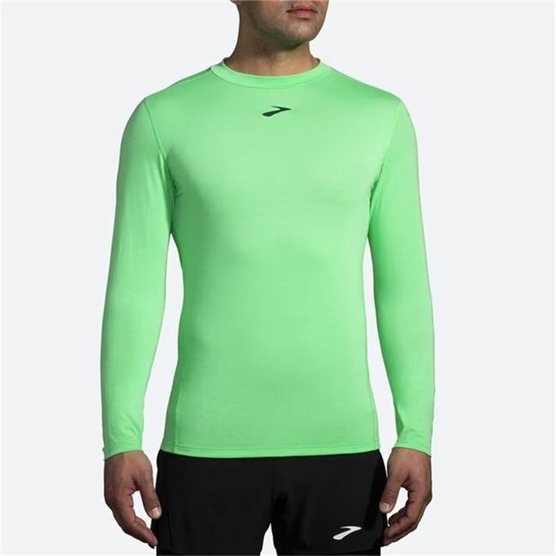 Image secondaire de T-Shirt à manches longues homme Brooks High Point Vert