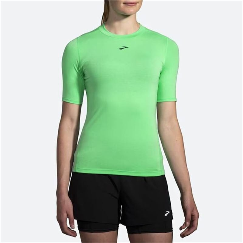 Image secondaire de T-Shirt à manches courtes femme Brooks High Point Vert