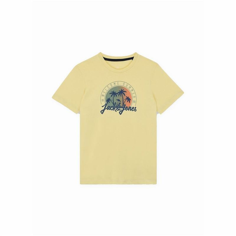 T shirt à manches courtes Enfant Jack & Jones Jjsummer Smu Vibe Tee Jaune