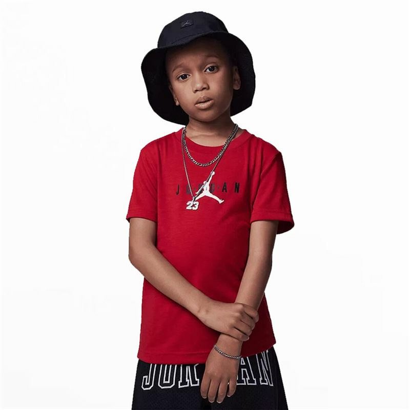 T shirt à manches courtes Enfant Jordan Jumpman Graphic Rouge