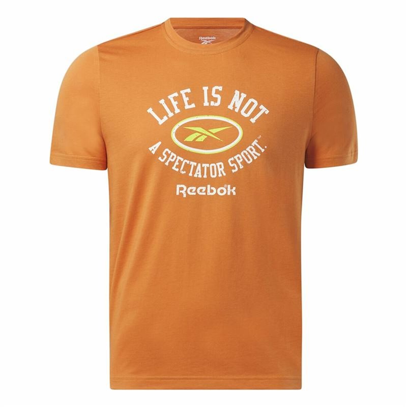 T-Shirt à manches courtes homme Reebok Graphic Series Orange