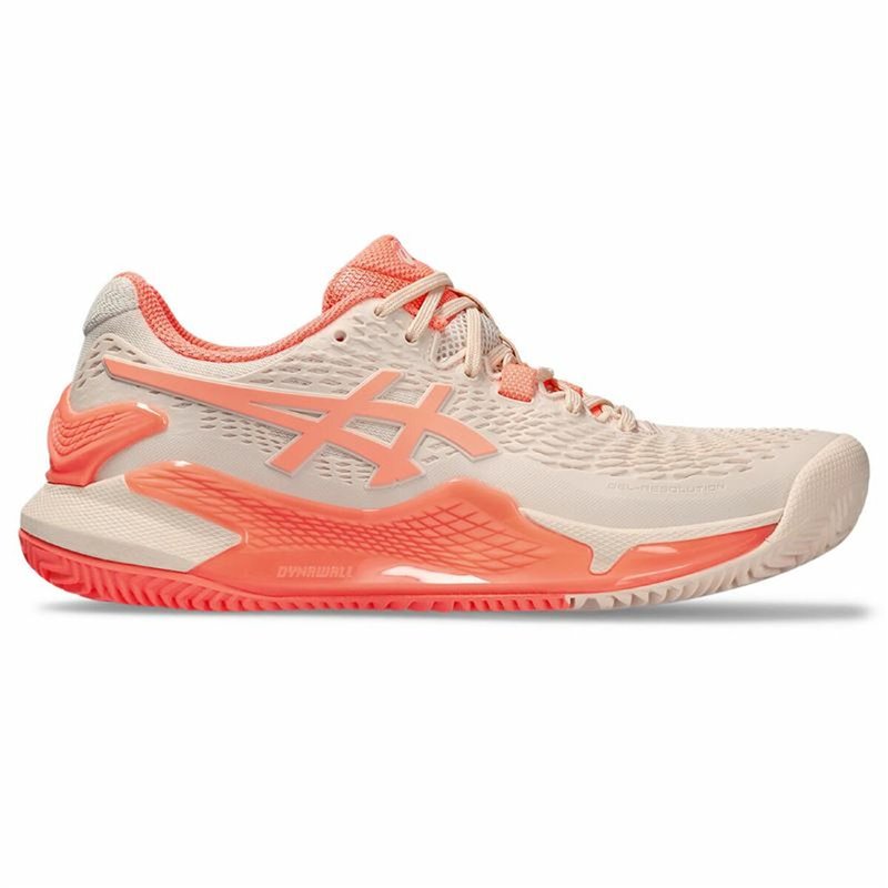 Chaussures de Tennis pour Femmes Asics Gel-Resolution 9 Clay Saumon