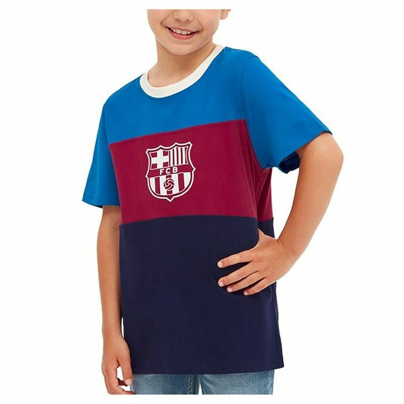 Image secondaire de Maillot de Football à Manches Courtes pour Enfants F.C. Barcelona Rouge