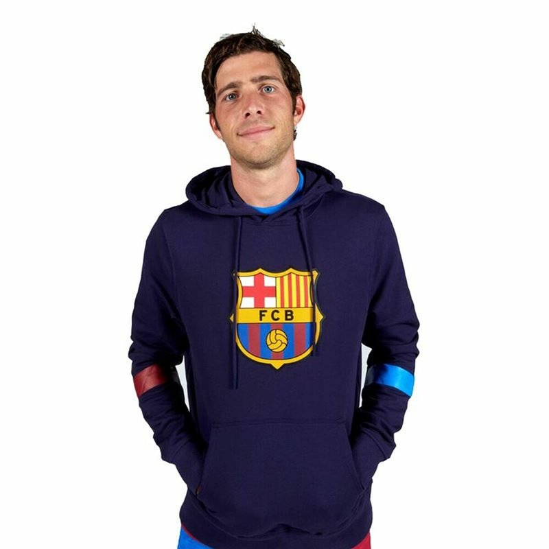 Image secondaire de Sweat à capuche homme F.C. Barcelona Blue marine