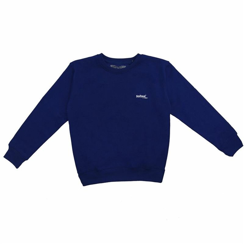 Image secondaire de Sweat sans capuche enfant Softee Basic Bleu foncé