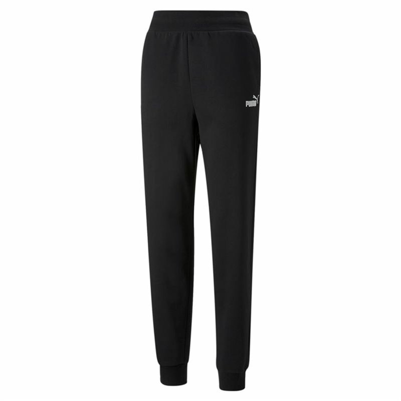 Pantalon de Survêtement pour Adultes Puma ESS+ Embroidery High-Waist Femme Noir