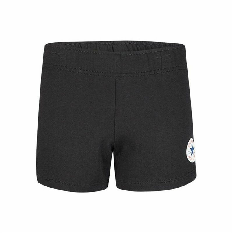 Short de Sport pour Enfants Converse Chuck Patch Noir