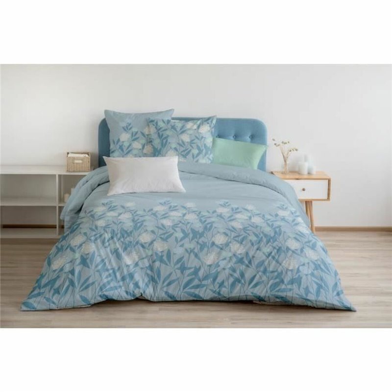 Parure de couette Home Linge Passion 240 x 260 cm Bleu 3 Pièces