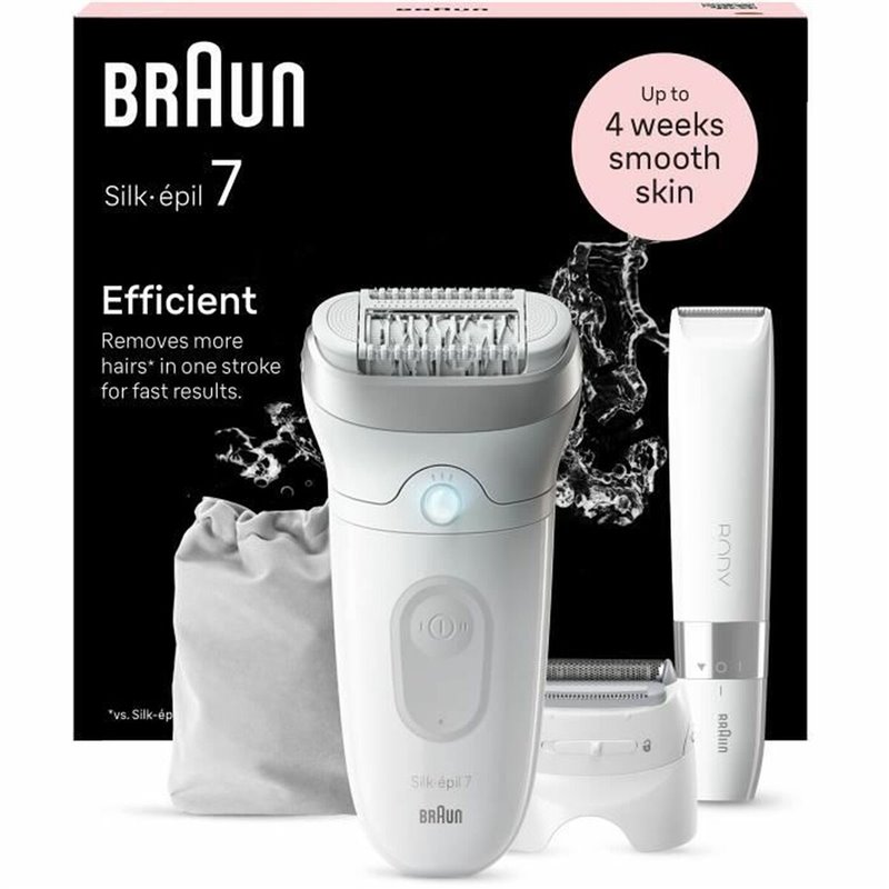 Image secondaire de Braun Silk-épil 7 7-441 40 pince(s) Argent, Blanc