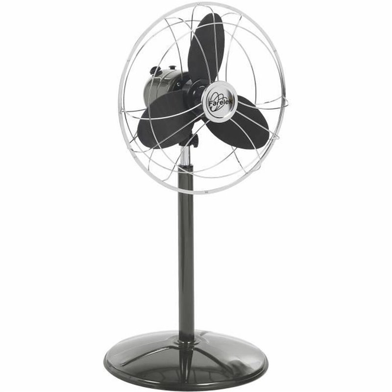 Ventilateur sur Pied Farelek SAGUARO Noir 50 W