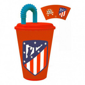 Verre avec Couvercle Atlético Madrid Plastique 14,99 €