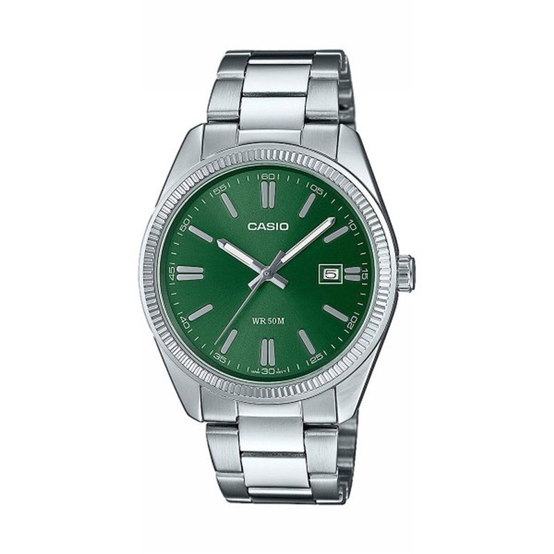 Montre Homme Casio MTP-1302PD-3AVEF Vert Argenté (Ø 38,5 mm)