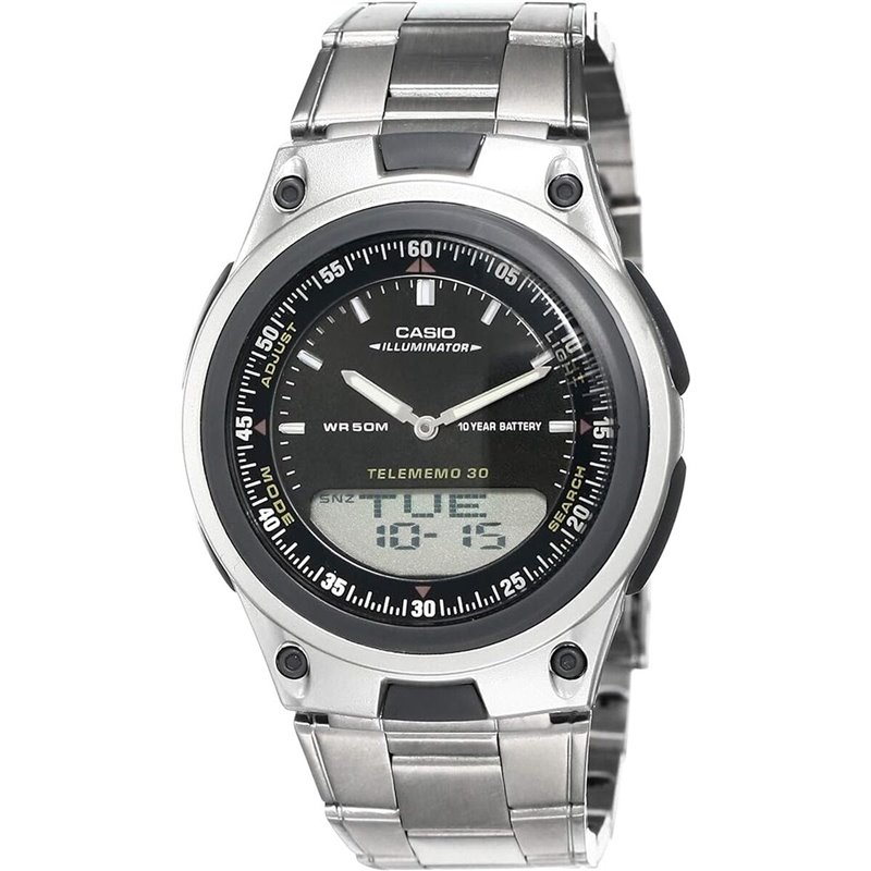 Montre Homme Casio Noir Argenté (Ø 40 mm)