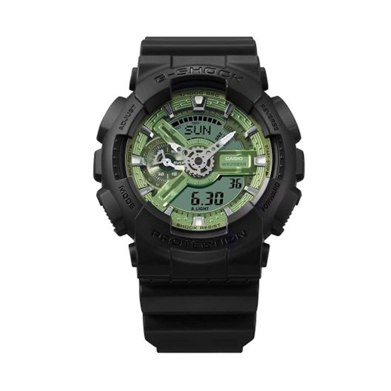 Image secondaire de Montre Homme Casio G-Shock GA-110CD-1A3ER Noir Vert