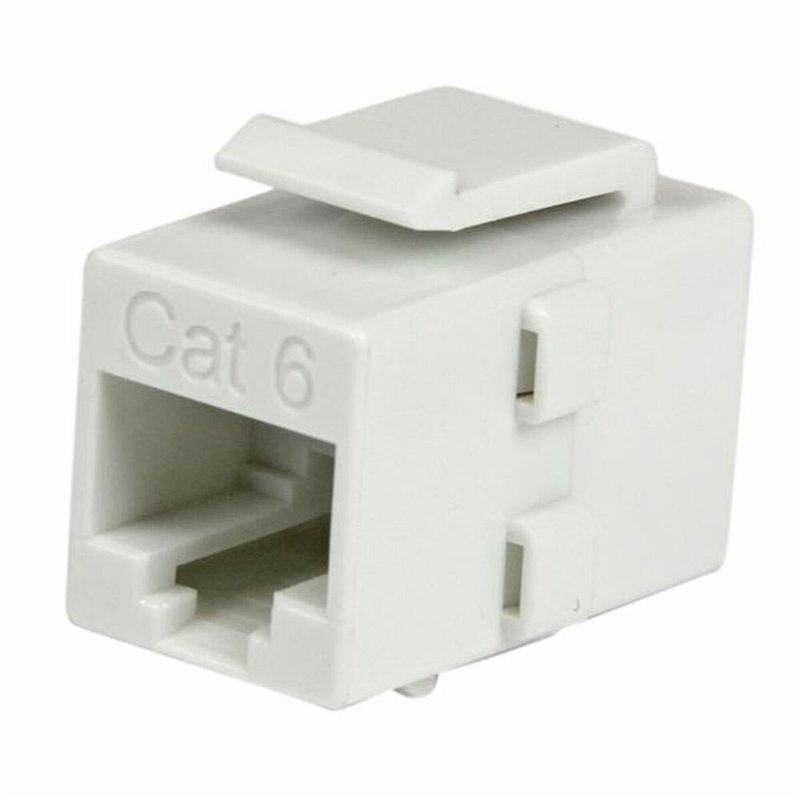 Startech.com Coupleur RJ45 de type Keystone Jack Cat 6 F/F - Blanc