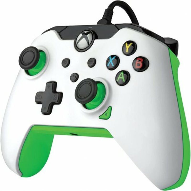 PDP Manette filaire: Blanc fluoPour Xbox Series X|S, Xbox One et Windows 10/11