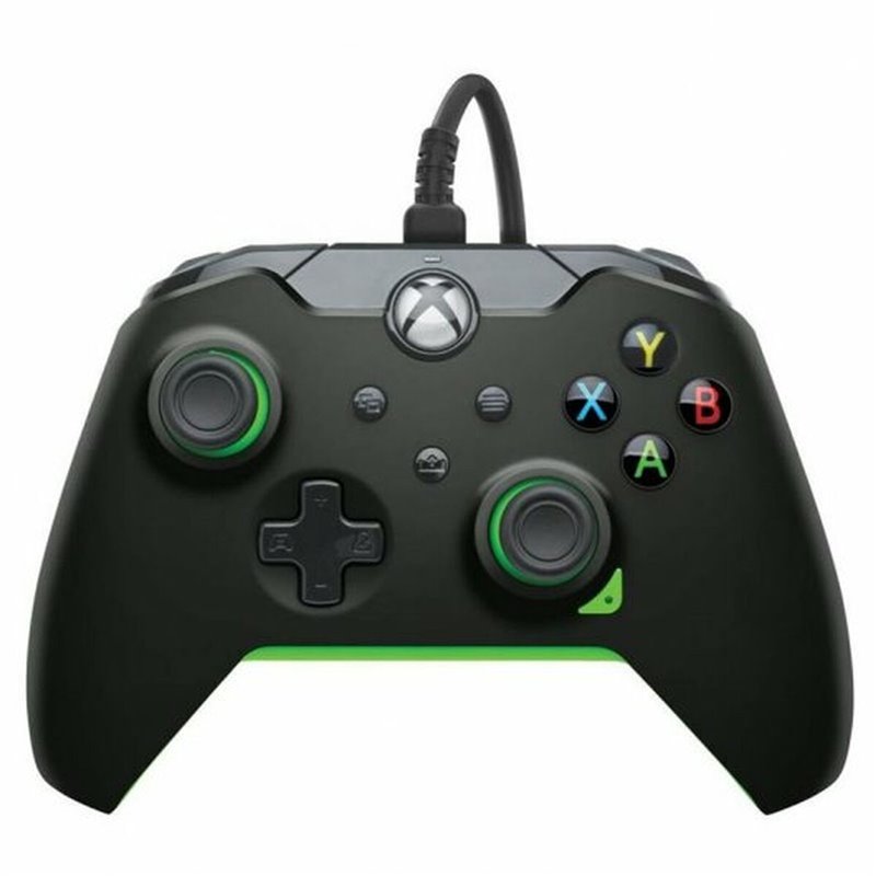 PDP Manette filaire: Noir fluoPour Xbox Series X|S, Xbox One et Windows 10/11