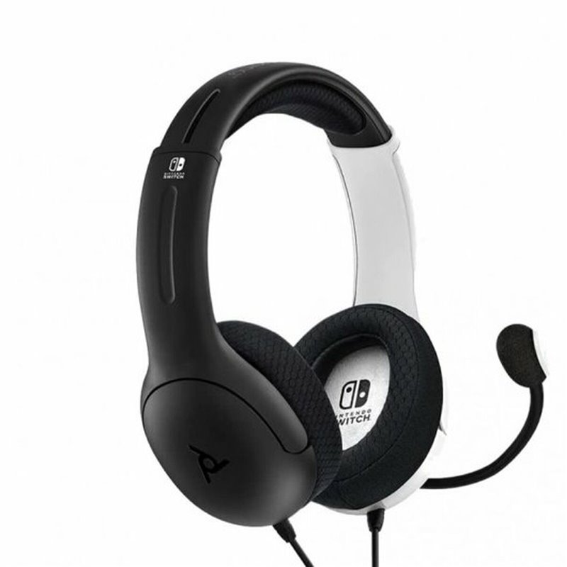 PDP LVL40 Casque Avec fil Arceau Jouer Noir, Blanc