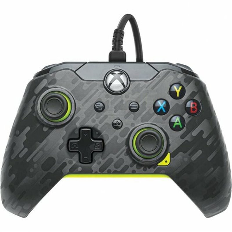 PDP Manette filaire: Carbone électriquePour Xbox Series X|S, Xbox One et Windows 10/11