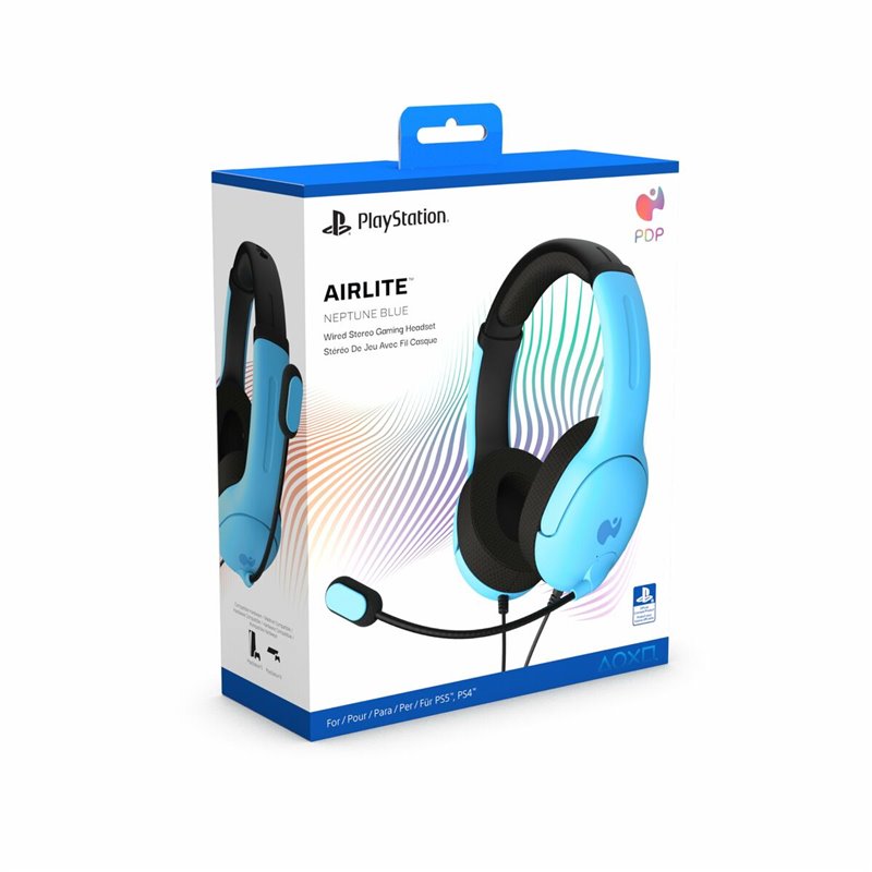 PDP AIRLITE Casque Avec fil Arceau Jouer Bleu