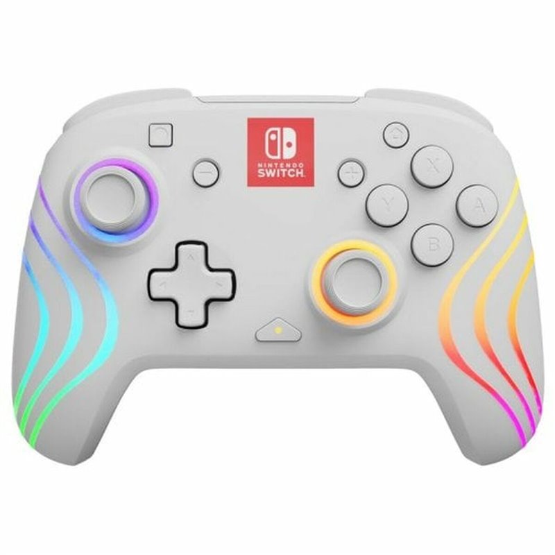 PDP Afterglow Wave Blanc Manette de jeu Analogique/Numérique Nintendo Switch, Nintendo Switch OLED