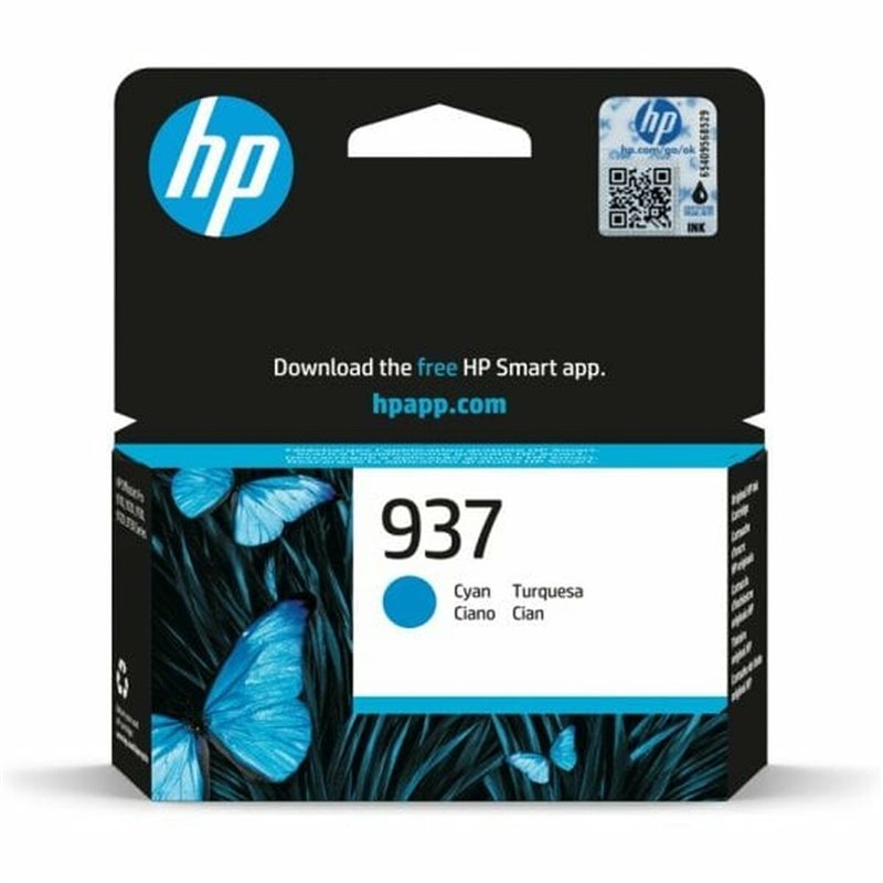 HP 937 Cartouche Encre Authentique Cyan