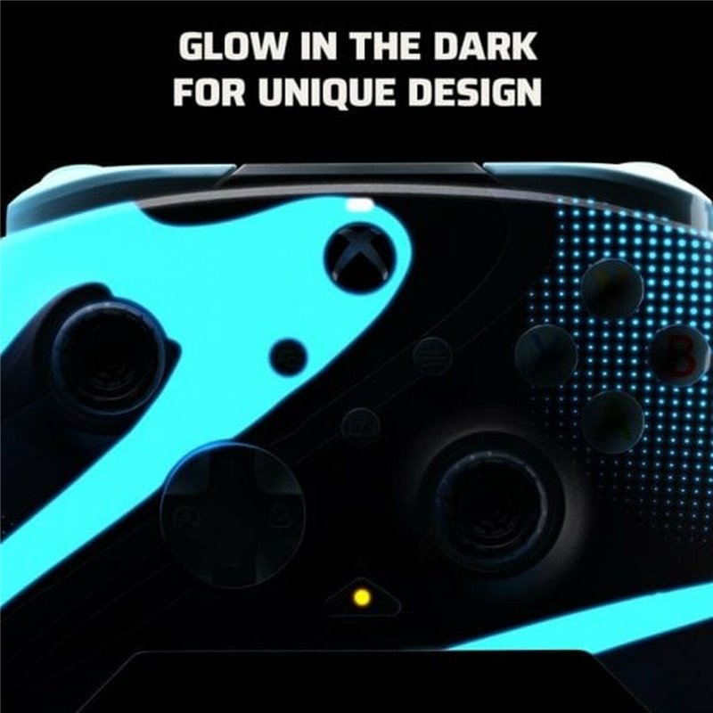 Image secondaire de PDP Manette filaire REMATCH GLOW Advanced : Marée bleue, Pour Xbox Series X|S, Xbox One et Windows 10/11 PC