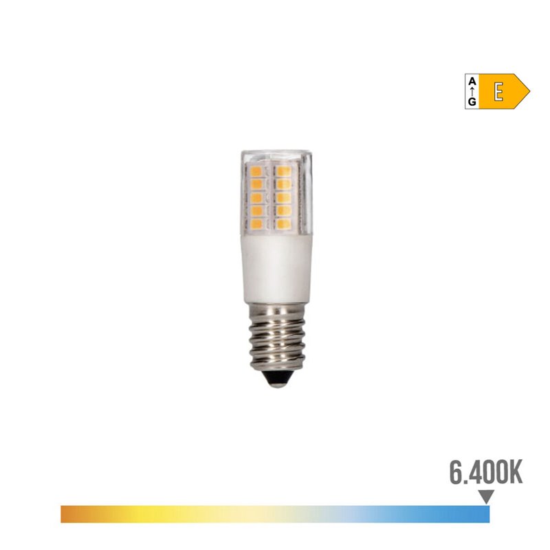 Image secondaire de Lampe LED EDM Tubulaire Blanc E 5,5 W E14 700 lm Ø 1,8 x 5,7 cm (6400 K)