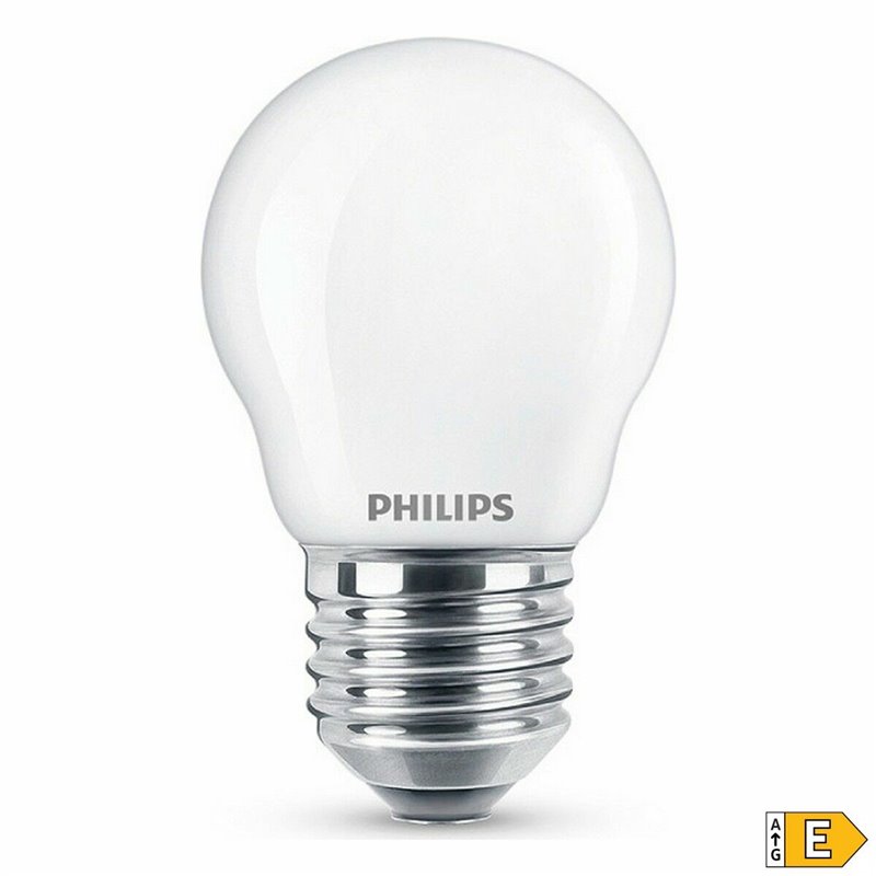 Image secondaire de Lampe LED Philips Sphèrique E 6,5 W E27 806 lm 4,5 x 7,8 cm (4000 K)