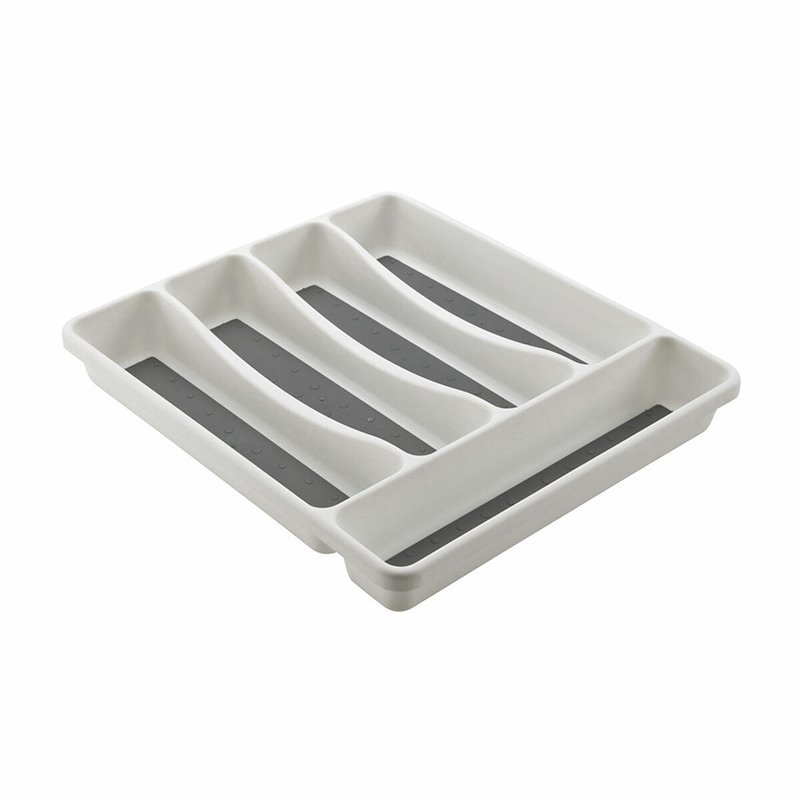 Range-Couverts Mondex Space System polypropylène 33 x 29,3 x 4,5 cm Blanc