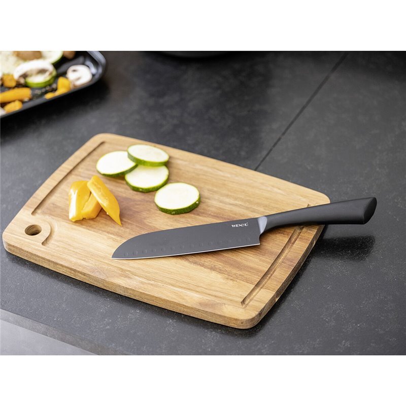 Image secondaire de Couteau Santoku Wenko Ace 55056100 17,5 cm Noir