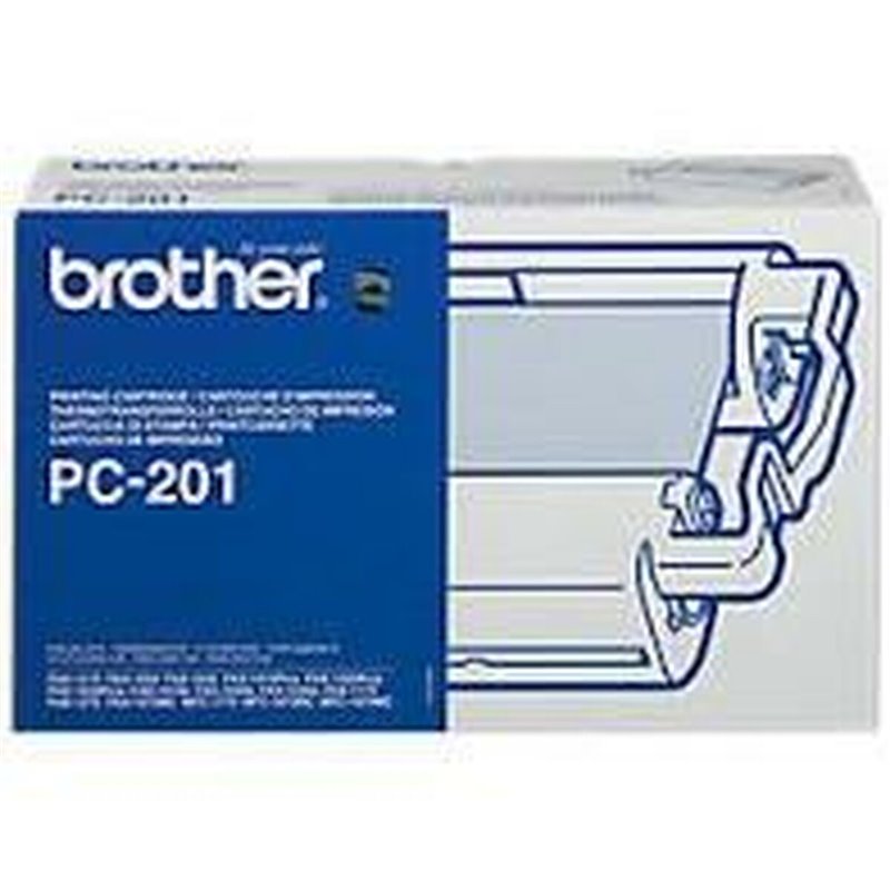 Brother PC-201 consommable pour télécopieur Cartouche de télécopie plus bobine 420 pages Noir 1 pièce(s)