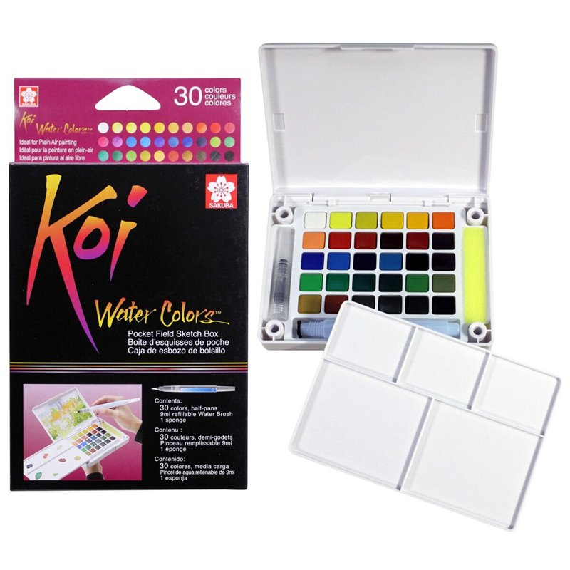 Image secondaire de Set de peintures aquarelle Talens Art Creation Sakura Koi Water Colors Multicouleur