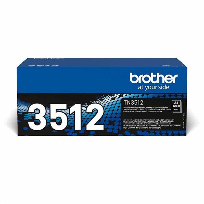 Image secondaire de Toner original Brother TN3512 Noir (3 Unités)