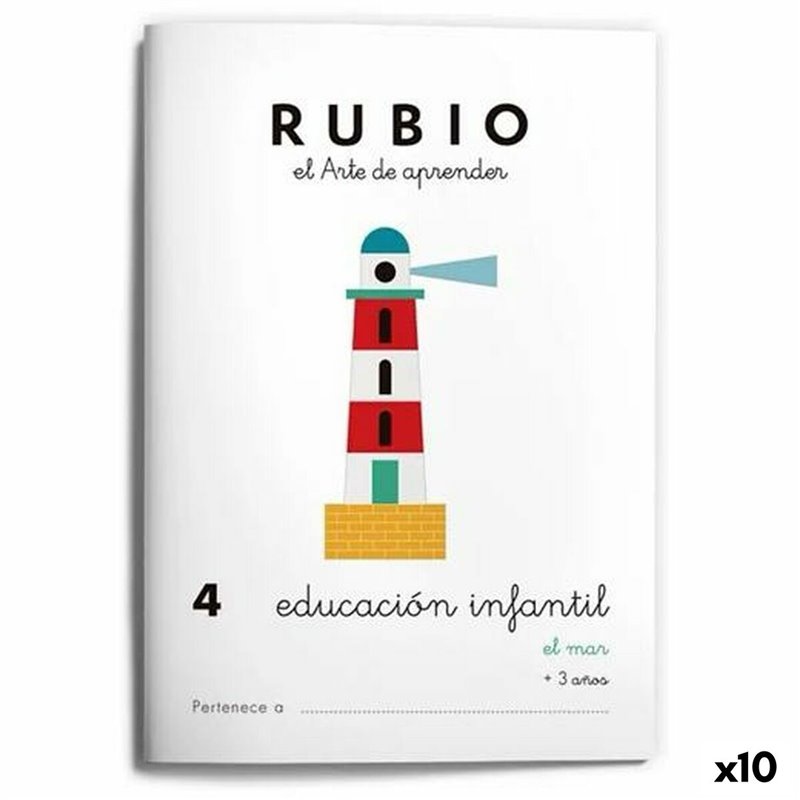 Carnet de Notes sur l'éducation de la petite enfance Rubio Nº4 A5 Espagnol (10 Unités)