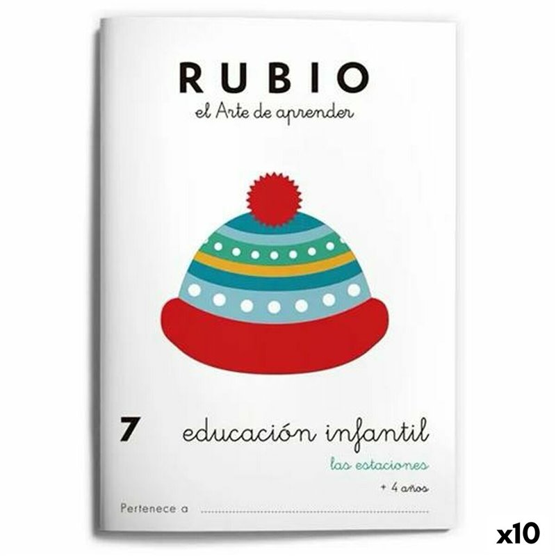 Carnet de Notes sur l'éducation de la petite enfance Rubio Nº7 A5 Espagnol (10 Unités)