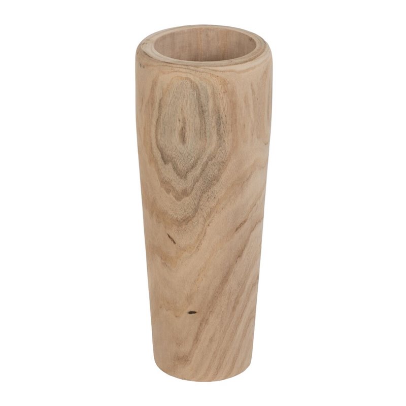 Vase Naturel Bois de paulownia 23 x 23 x 58 cm