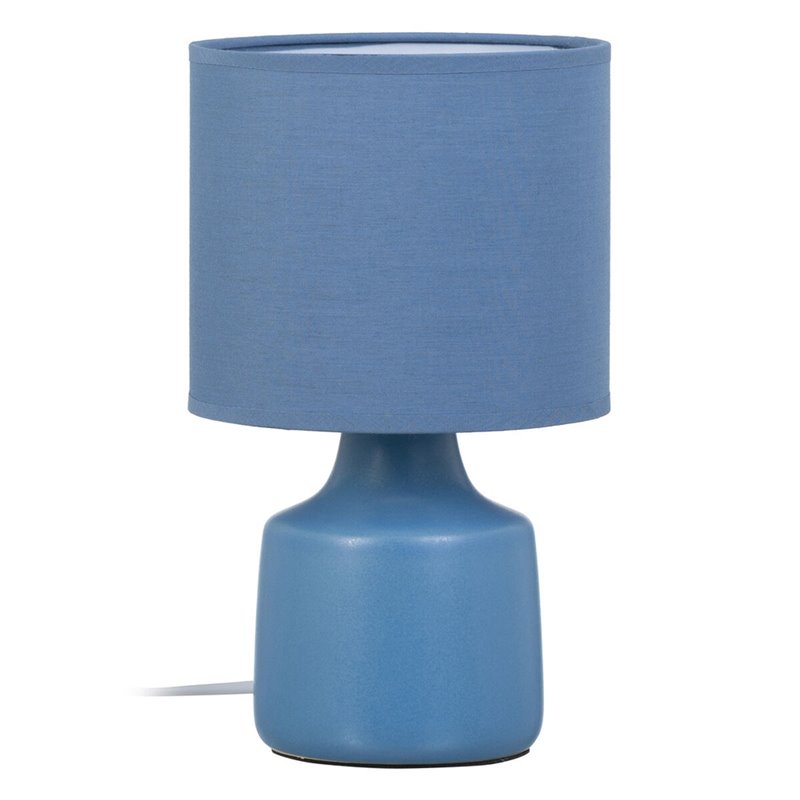 Lampe de bureau Bleu Céramique 40 W 220-240 V 16 x 16 x 27 cm