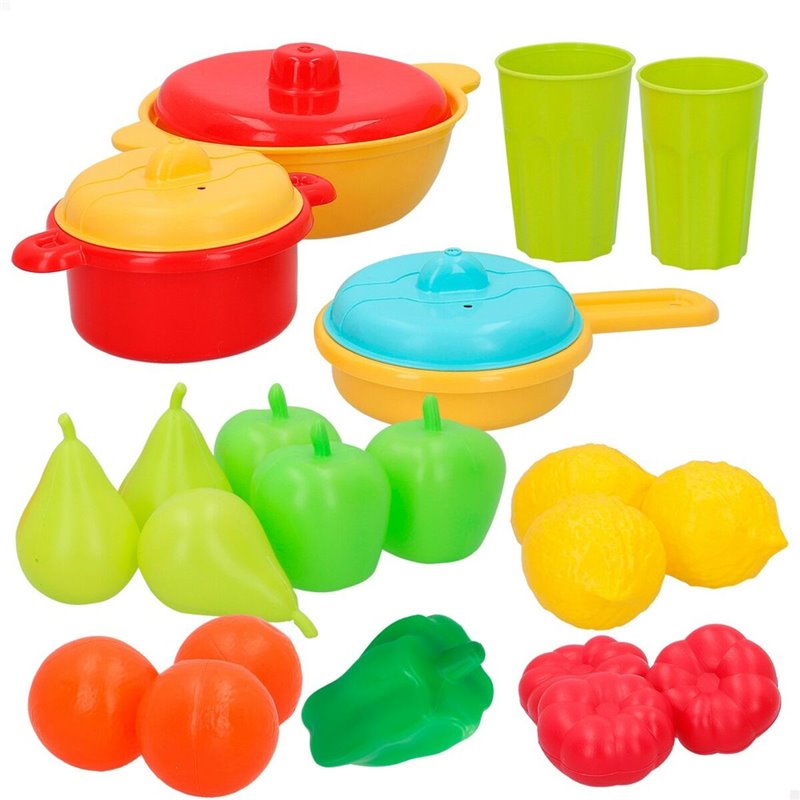 Image secondaire de Set de jouets alimentaires AquaSport Linge et ustensiles de cuisine 24 Pièces (9 Unités)