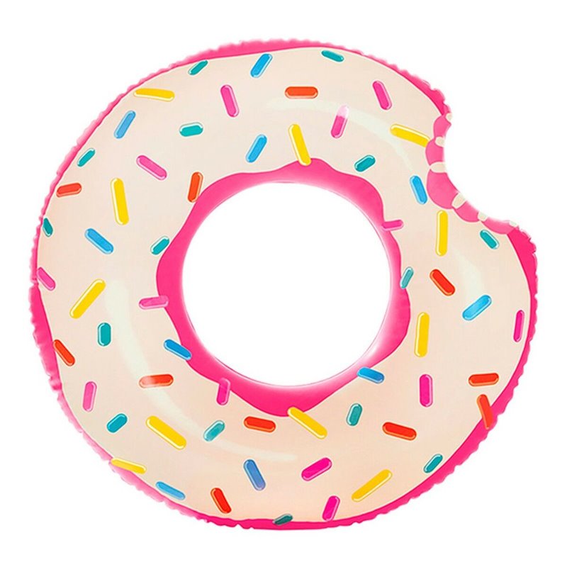 Image secondaire de Roue gonflable Intex Donut Rose 107 x 99 x 23 cm (12 Unités)