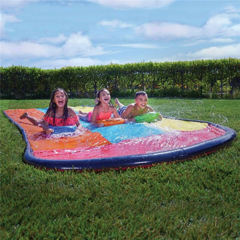 Image secondaire de Toboggan d'eau 200 x 12 x 480 cm Multicouleur